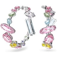 Swarovski Gema Multicoloured Combined Reduce Hoop Earrings 5613737