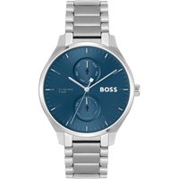 BOSS Tyler Stainless Metal Quartz 43mm Males’s Watch 1514106