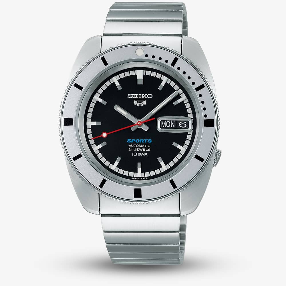 Seiko 5 Sports Pepper Black Recreation Black Limited Edition Watch SRPL05K1