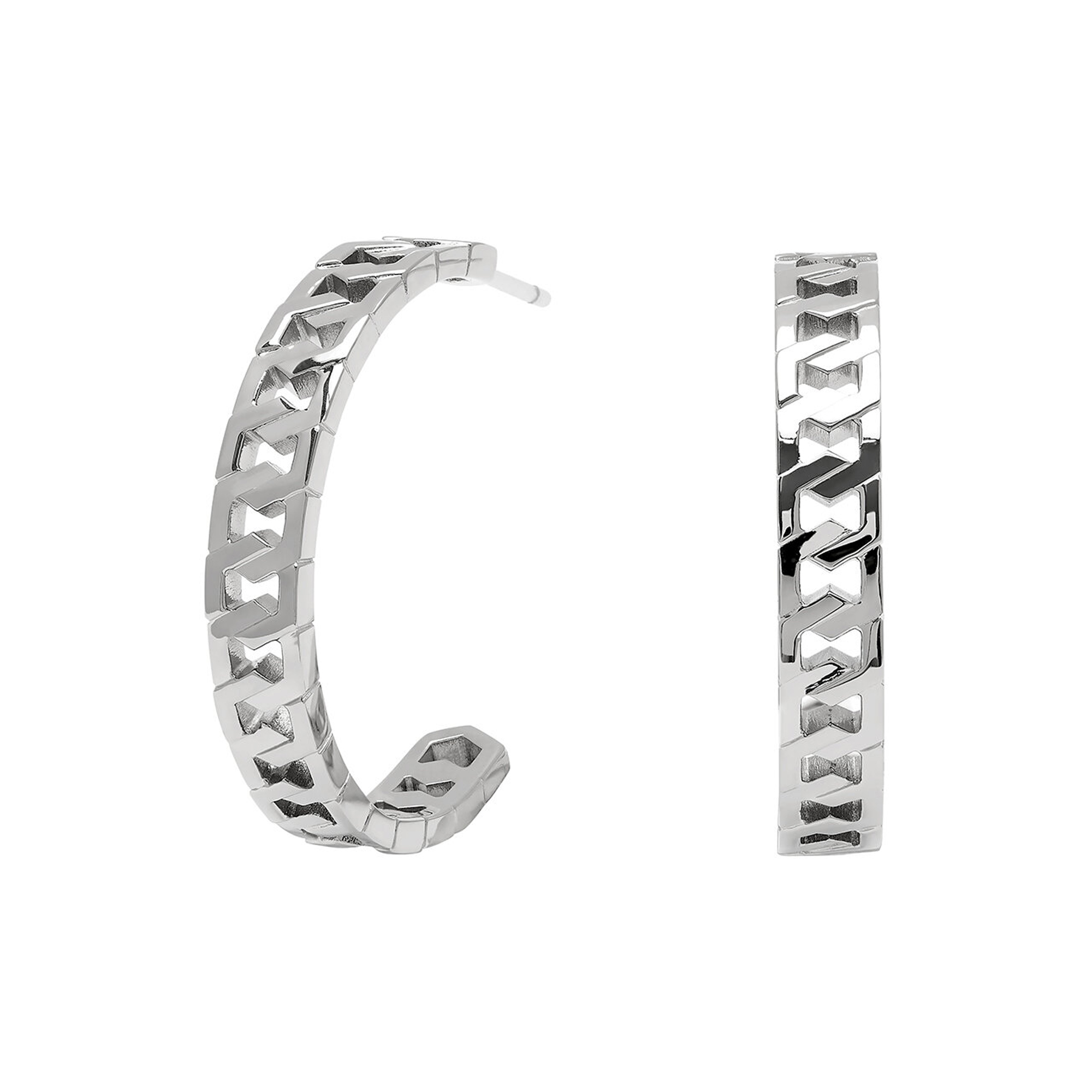 Olivia Burton Honeycomb Hyperlink Hoop Earrings 24100093