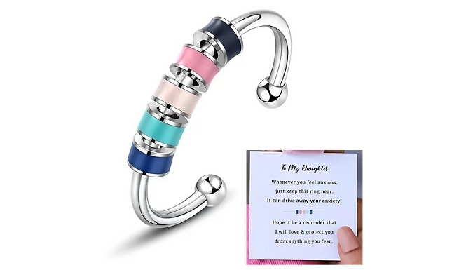 To My Daughter Nervousness Fidget Ring