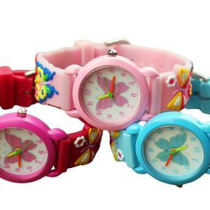 Youngsters’ 3-d Butterfly Quartz Watch – 3 Colors