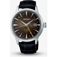 Seiko Presage Rusty Nail Brown Cocktail Time GMT Watch SSK039J1