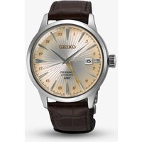 Seiko Presage Acacis Brown & Cream Cocktail Time GMT Watch SSK041J1