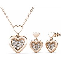 Pendant and Earring Set made with Swarovski Crystals – 3 Choices