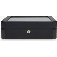 WOLF Black Windsor 15 Piece Watch Box 4585029