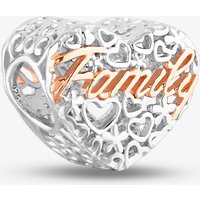 Rosa Lea Openwork Family Heart Charm AM-2THB023507