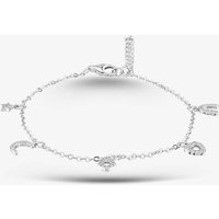 Silver Cubic Zirconia Charm Bracelet FYB4433