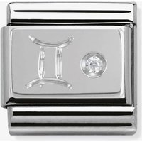 Nomination CLASSIC Silvershine Zodiac Gemini Charm 330302/03