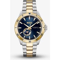 BOSS Troper Automatic Two Tone Blue Dial Watch 1514201