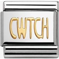 Nomination CLASSIC Gold Writings Cwtch Charm 030107/19