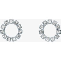 Ted Baker HALIANA Silver Tone Halo Crystal Stud Earrings TBJ3812-01-02