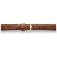 Darlena Lulworth Brown Leather Gold Buckle Watch Strap 1209