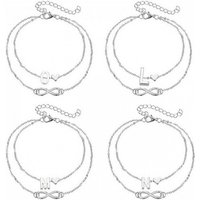 Preliminary Anklet with Infinity and Center Symbols – 26 Choices!