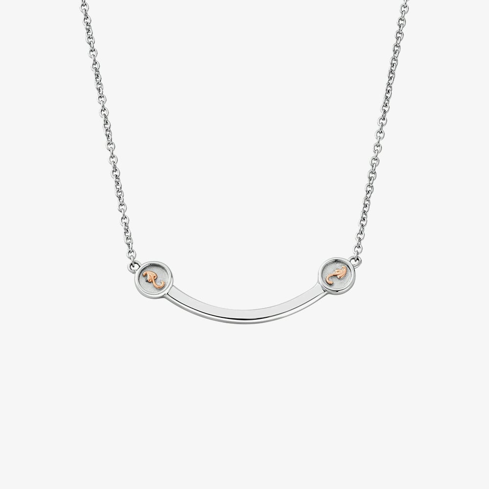 Clogau Tree Of Life Insignia Silver Curve Necklace 3STOL0225
