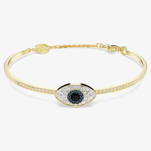 Swarovski Symbolica Gold Tone Plated Evil Eye Bangle 5692171