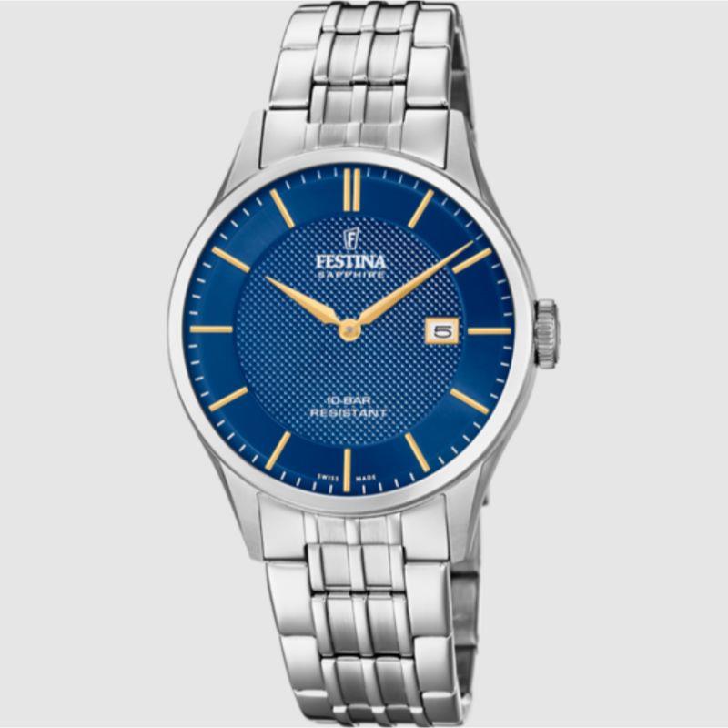 Festina F20005/3 Blue Swiss Made Men’s Watch
