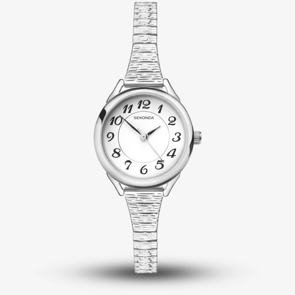 Sekonda Easy Reader Expandable Silver Watch 2638
