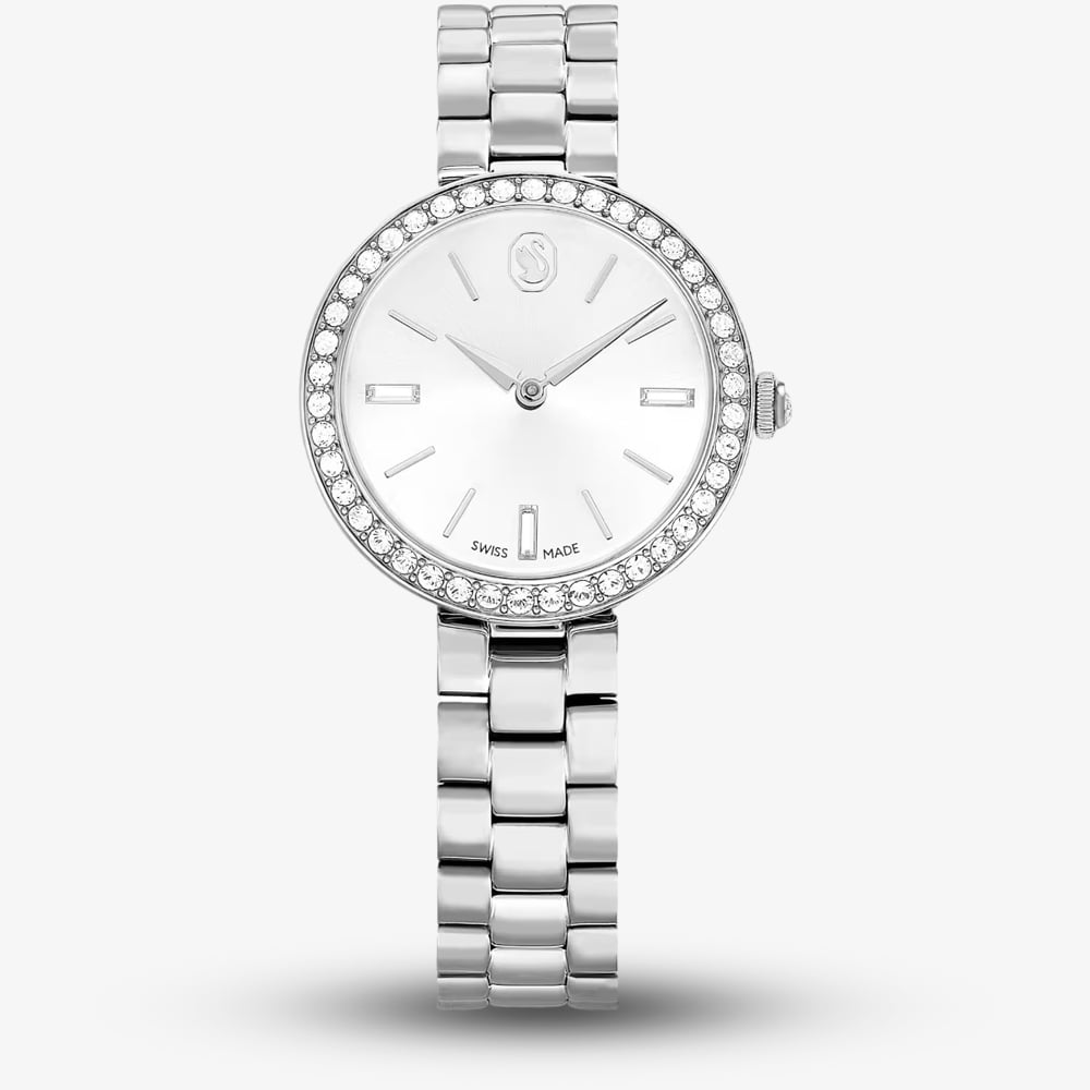 Swarovski Certa Silver Tone Crystal Watch 5672998