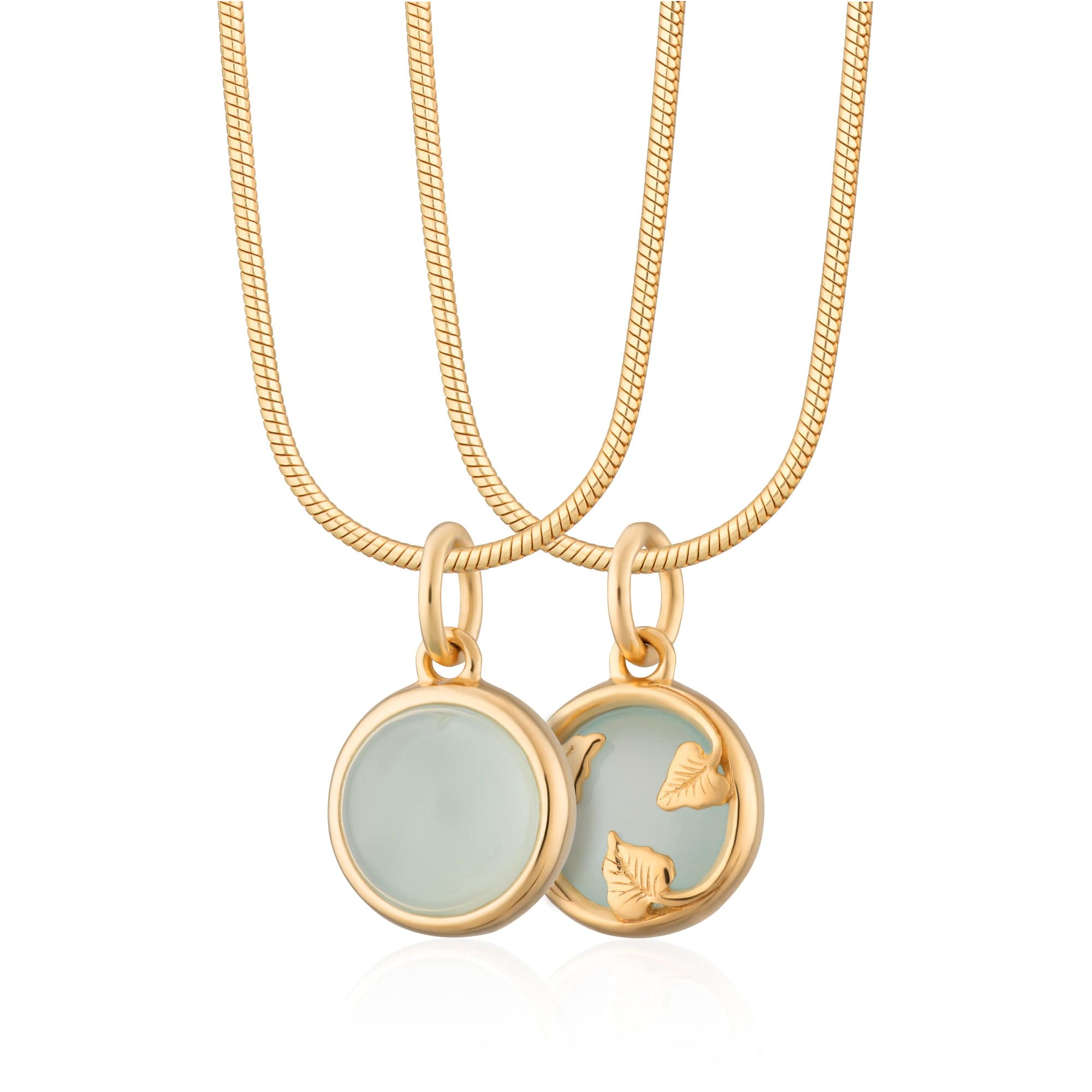 Gold Plated Therapeutic Stone Necklace