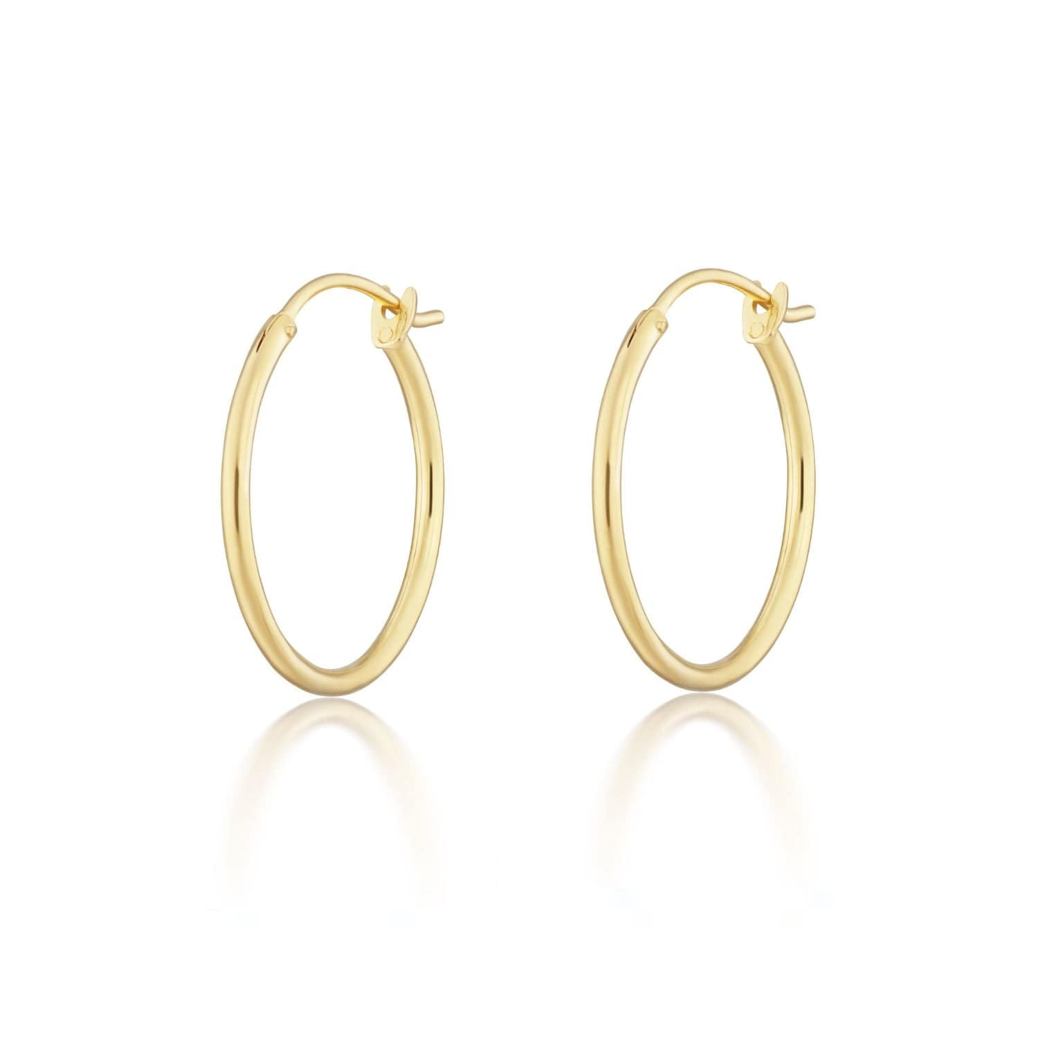 Gold Plated Vintage Hoop Earrings