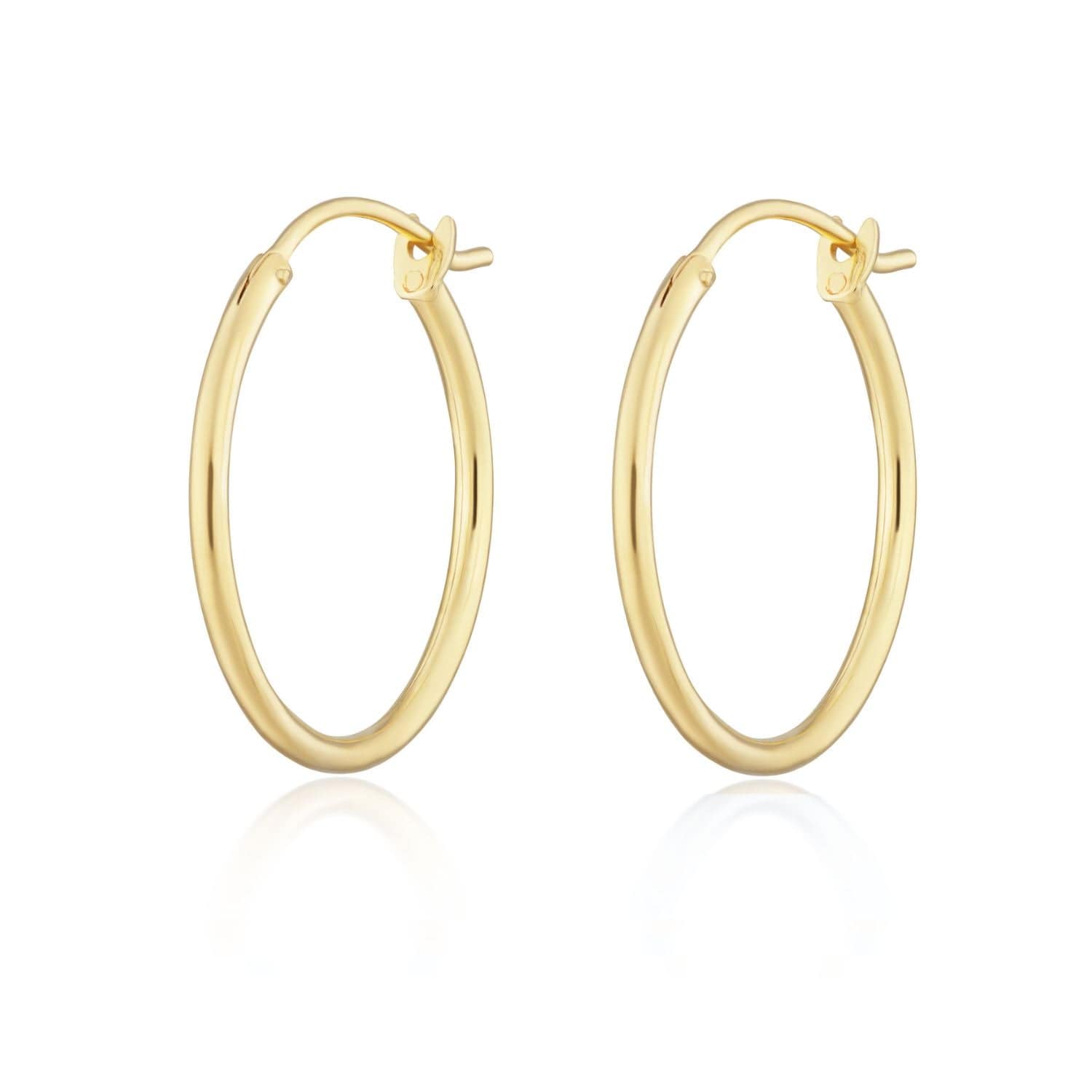 Gold Plated Vintage Maxi Hoop Earrings