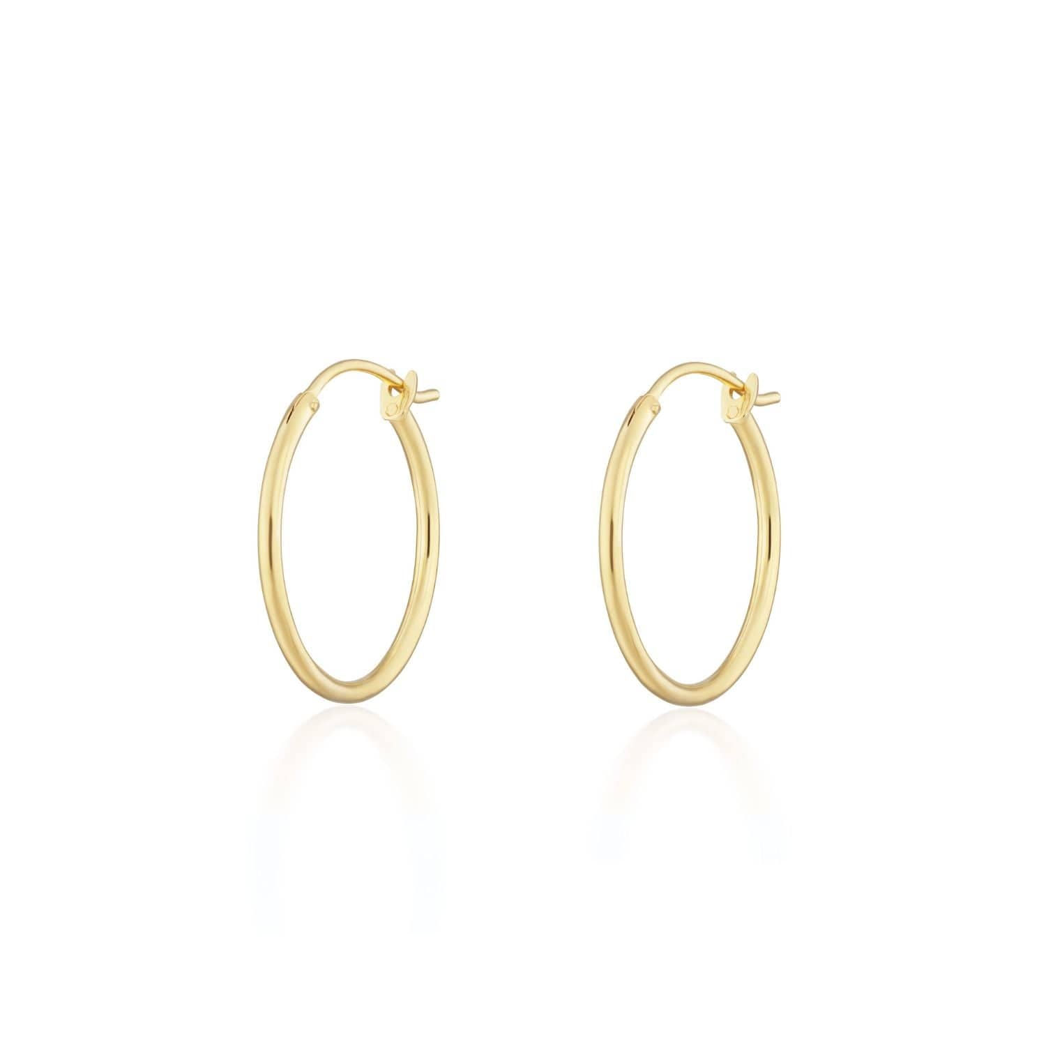 Gold Plated Vintage Mini Hoop Earrings