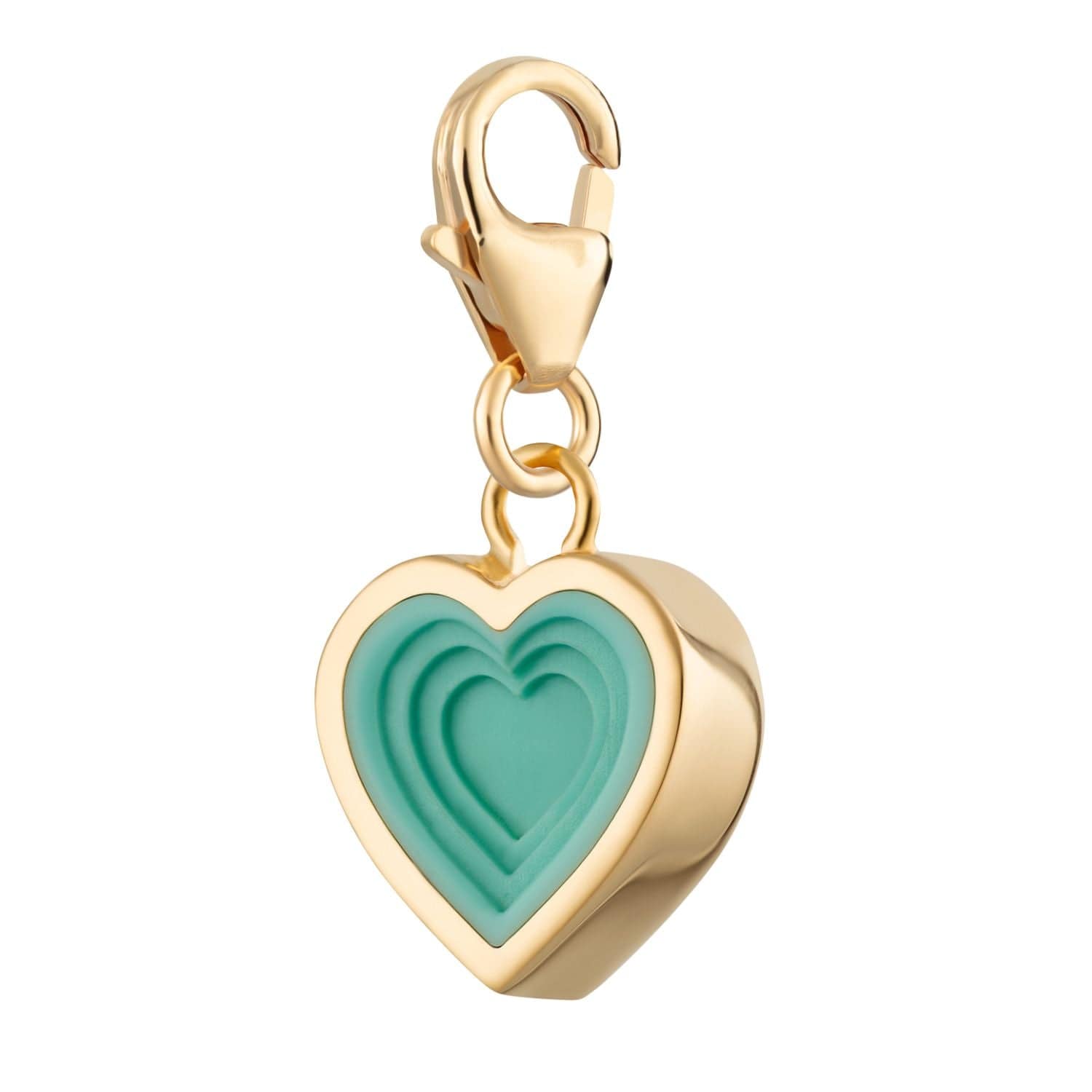 Gold Plated Geometric Turquoise Center Appeal