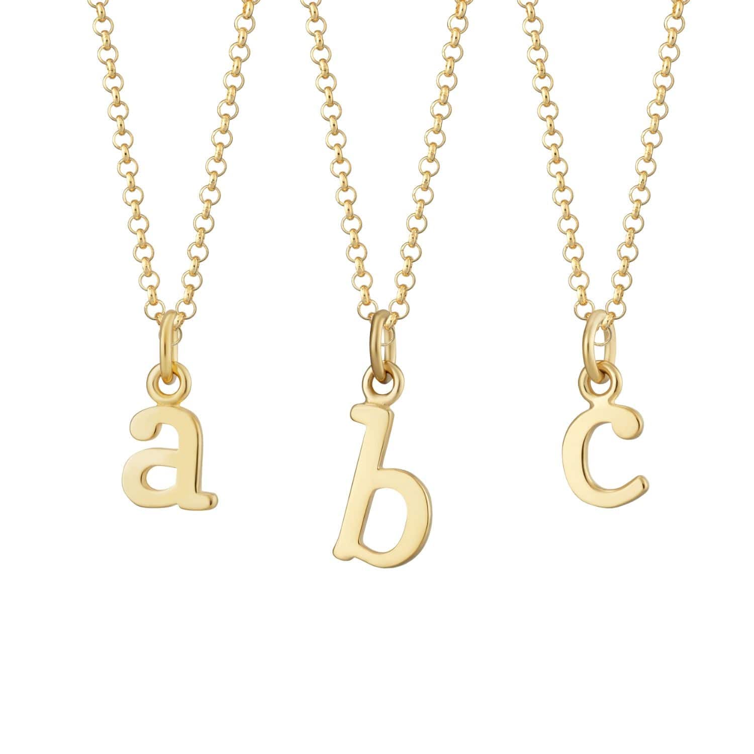 Gold Plated Letter Attraction Necklace