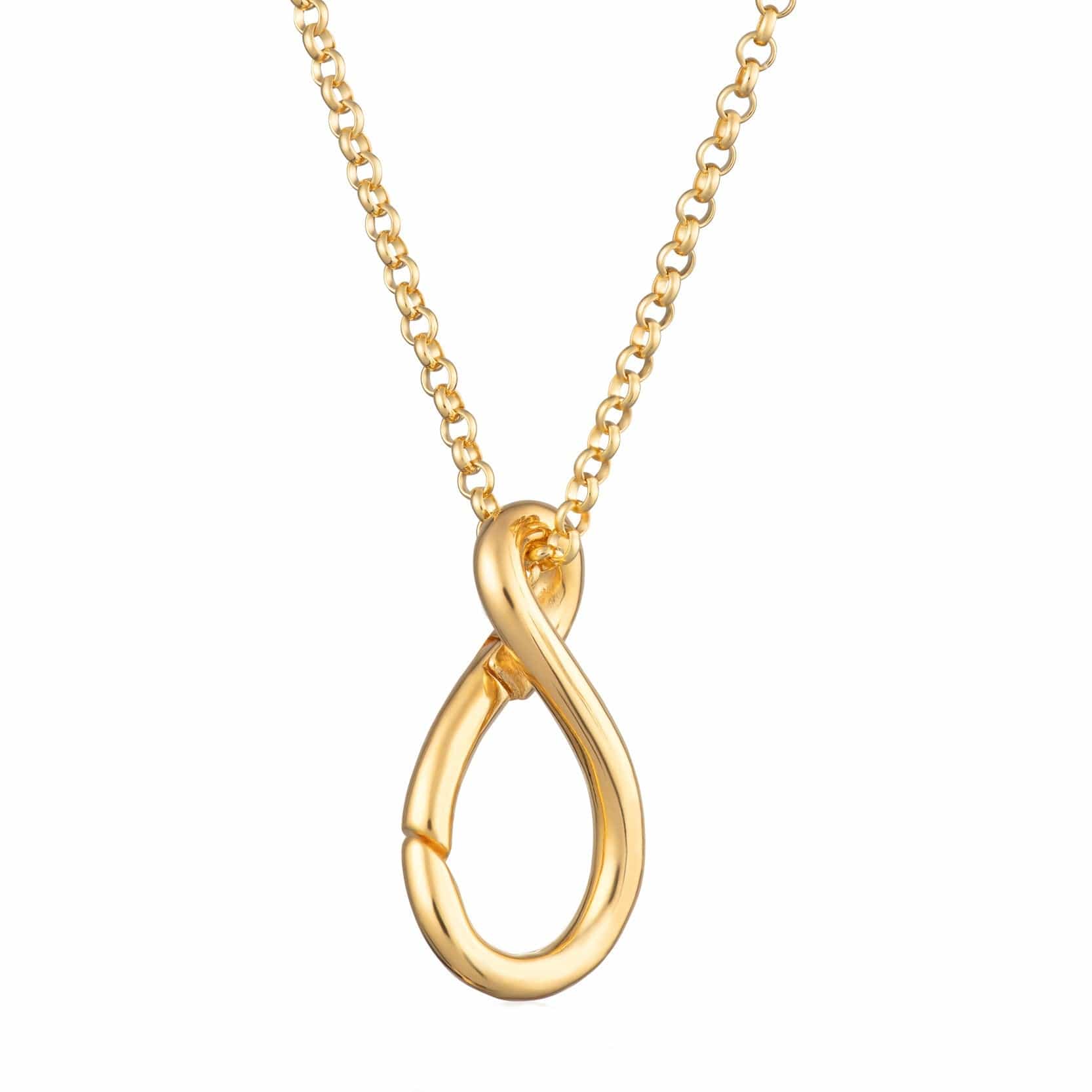 Gold Plated Infinity Allure Collector Necklace