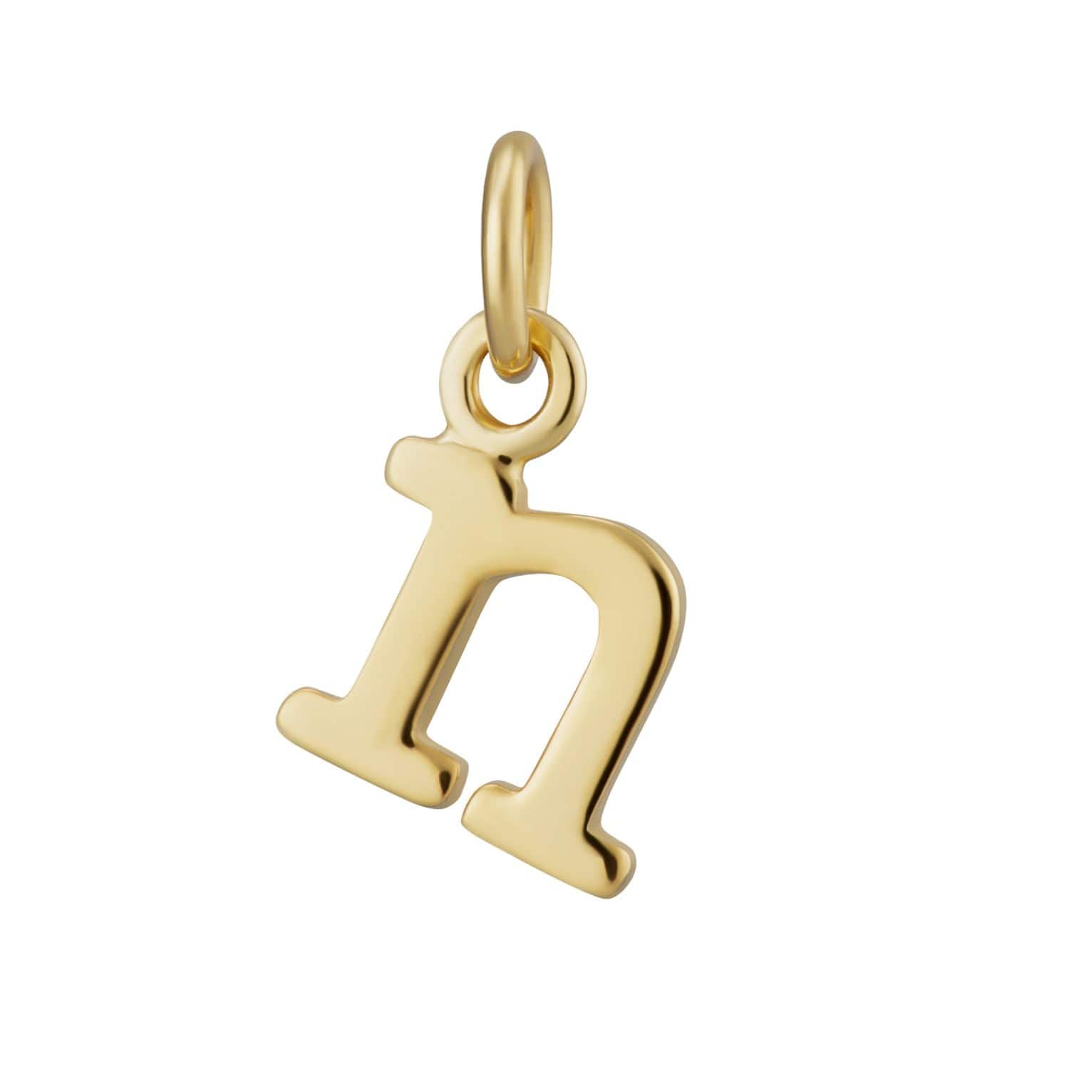 Gold Plated Letter Charms