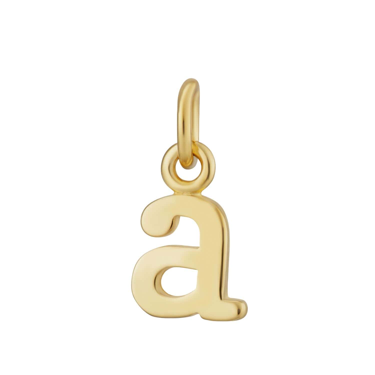 Gold Plated Letter Charms