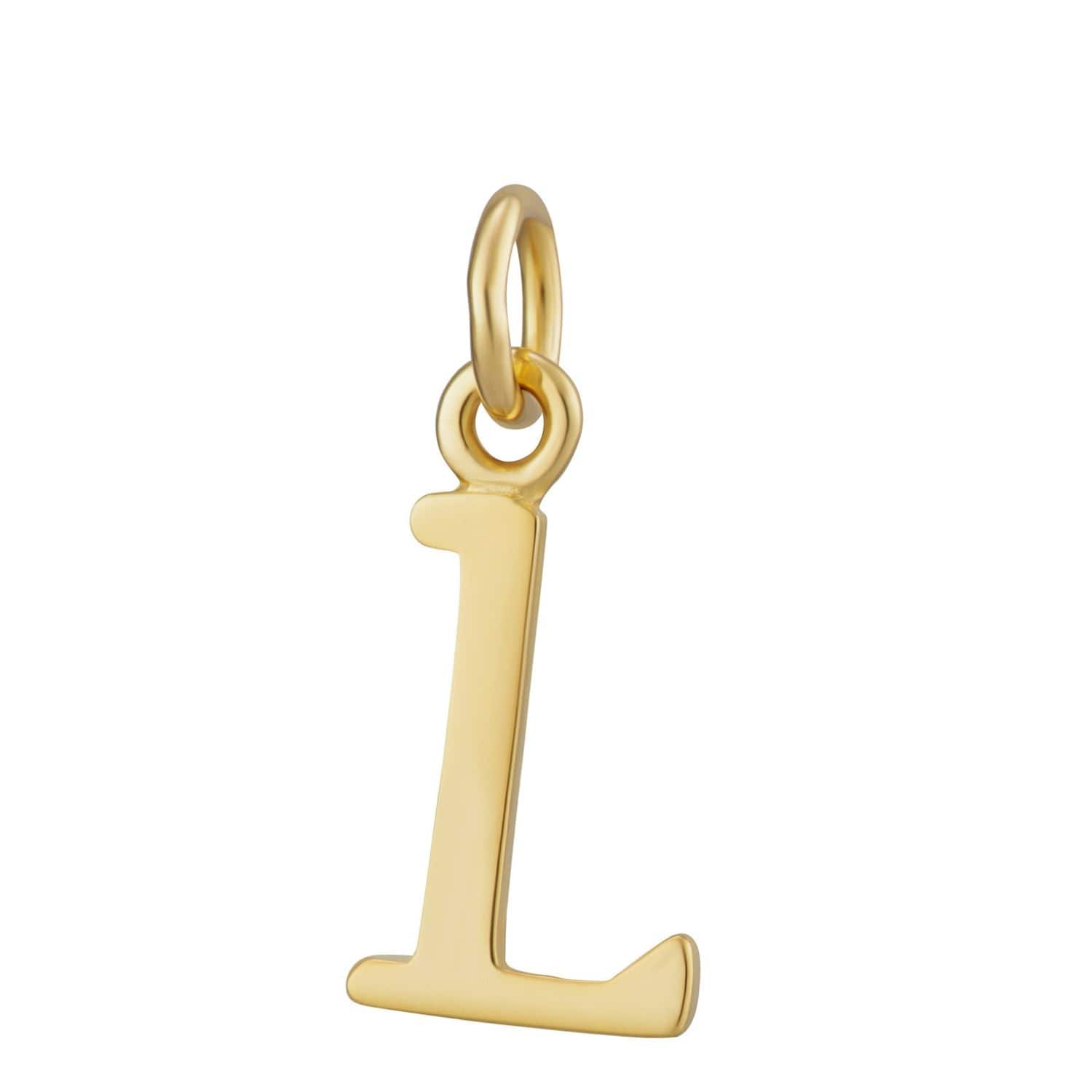 Gold Plated Letter Charms