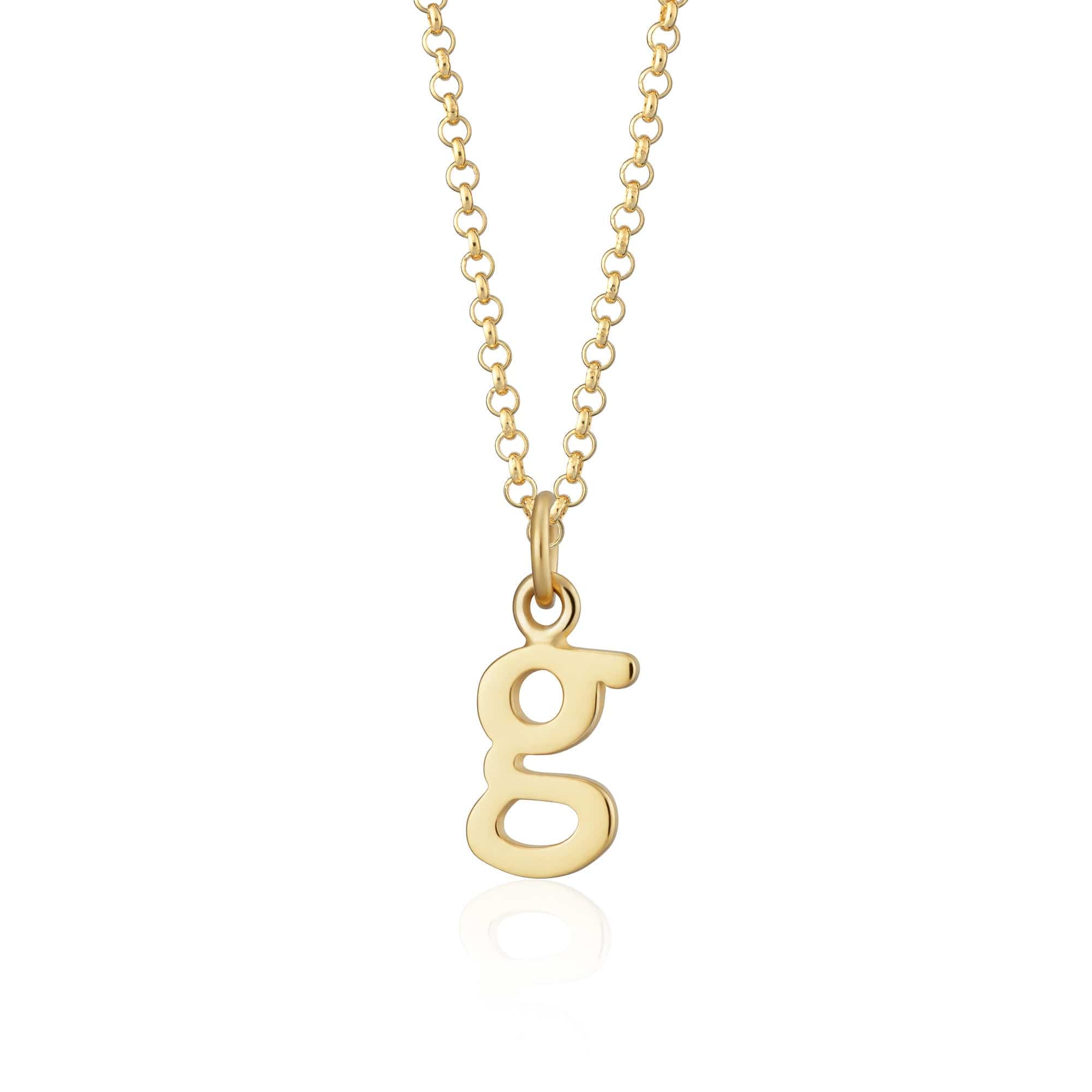 Gold Plated Letter Appeal Necklace