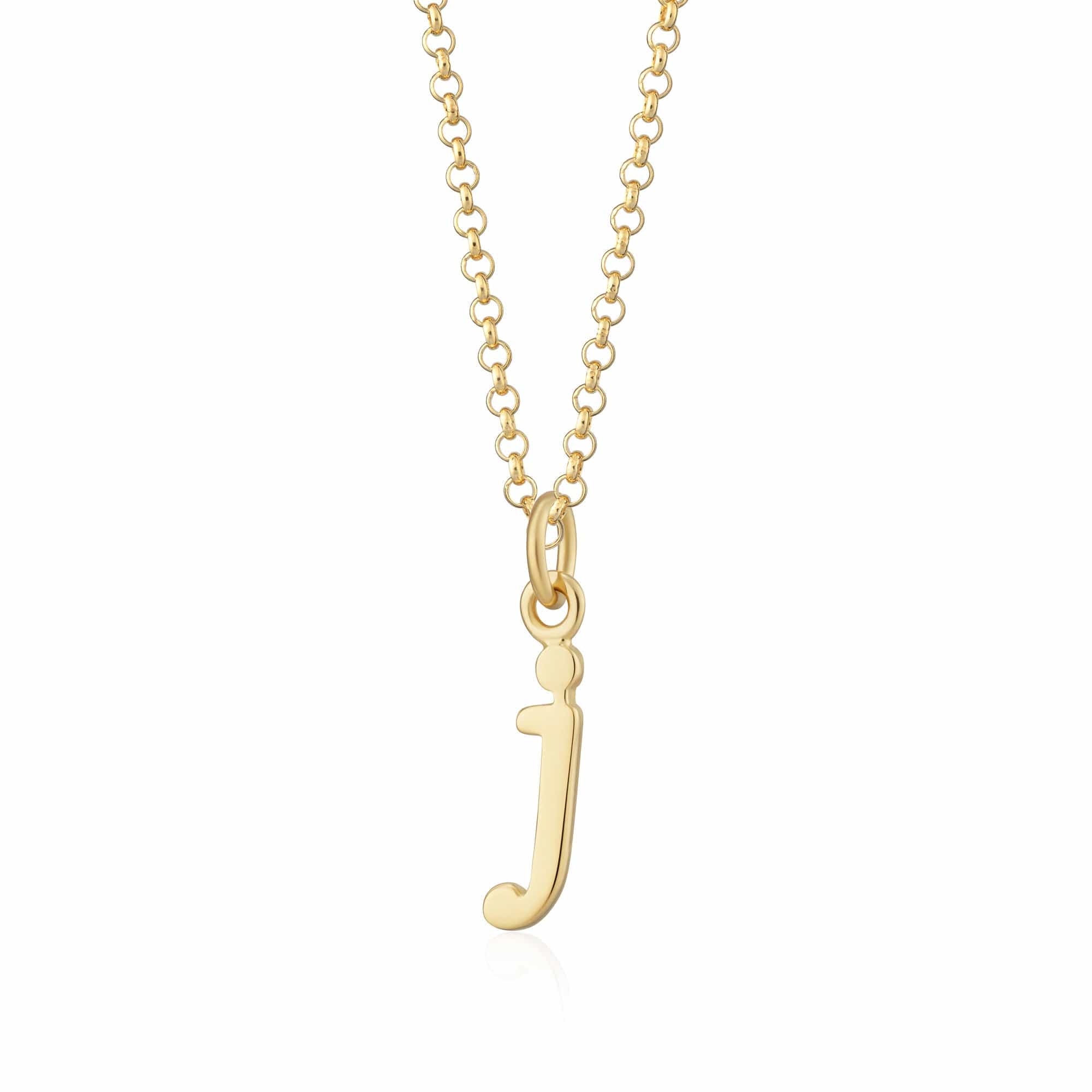 Gold Plated Letter Allure Necklace