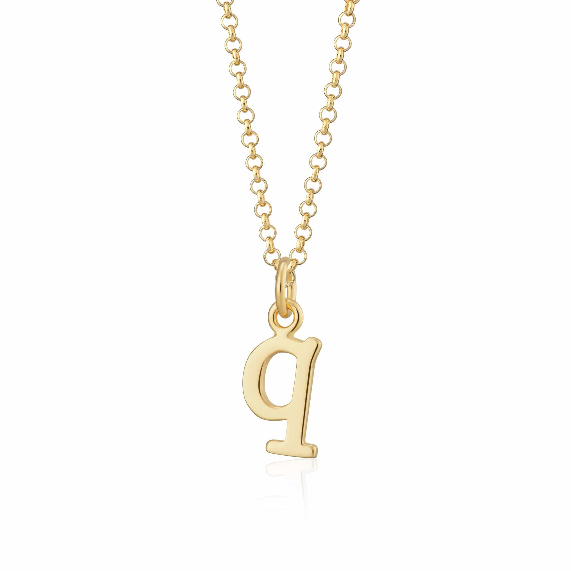 Gold Plated Letter Appeal Necklace