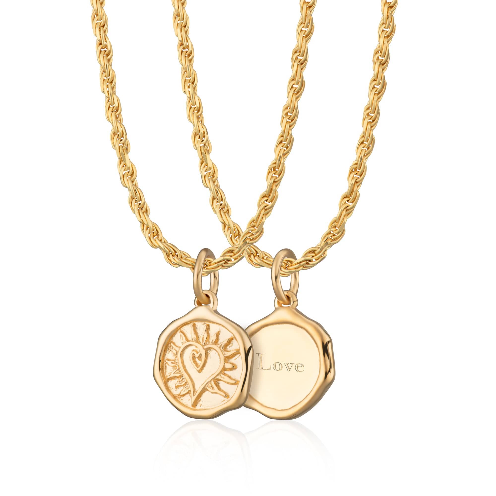 Gold Plated Manifest Love Necklace