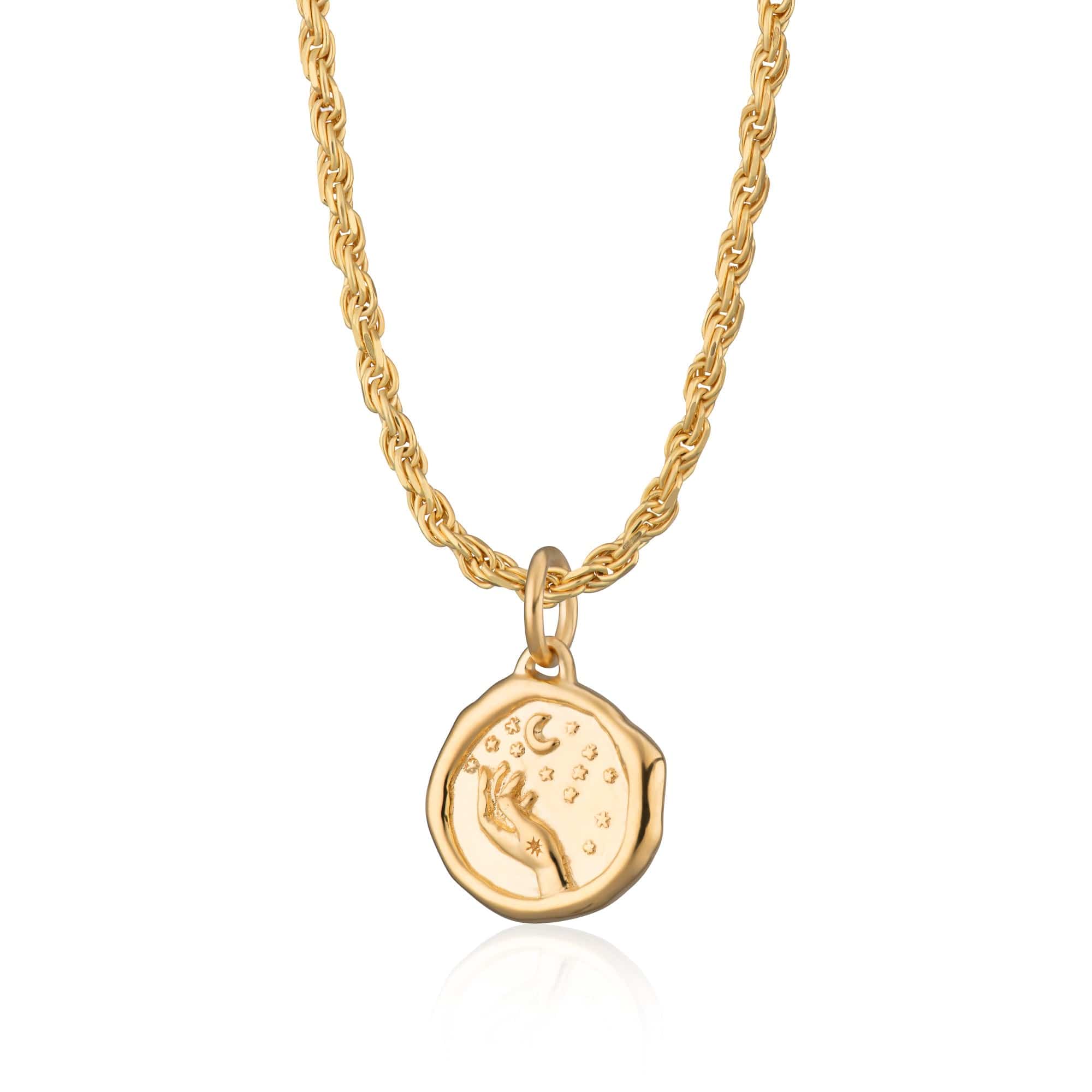 Gold Plated Manifest Necklace