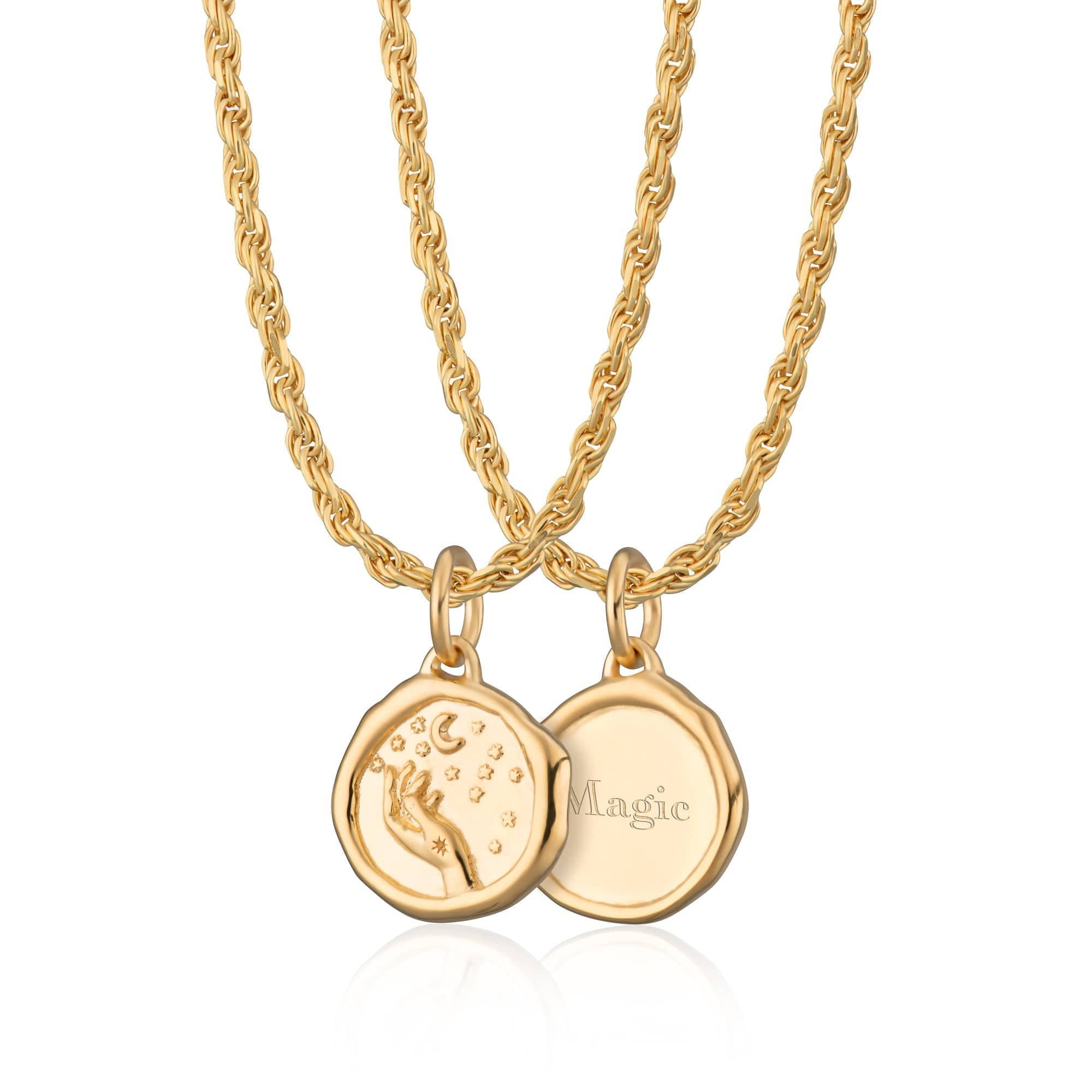Gold Plated Manifest Magic Necklace