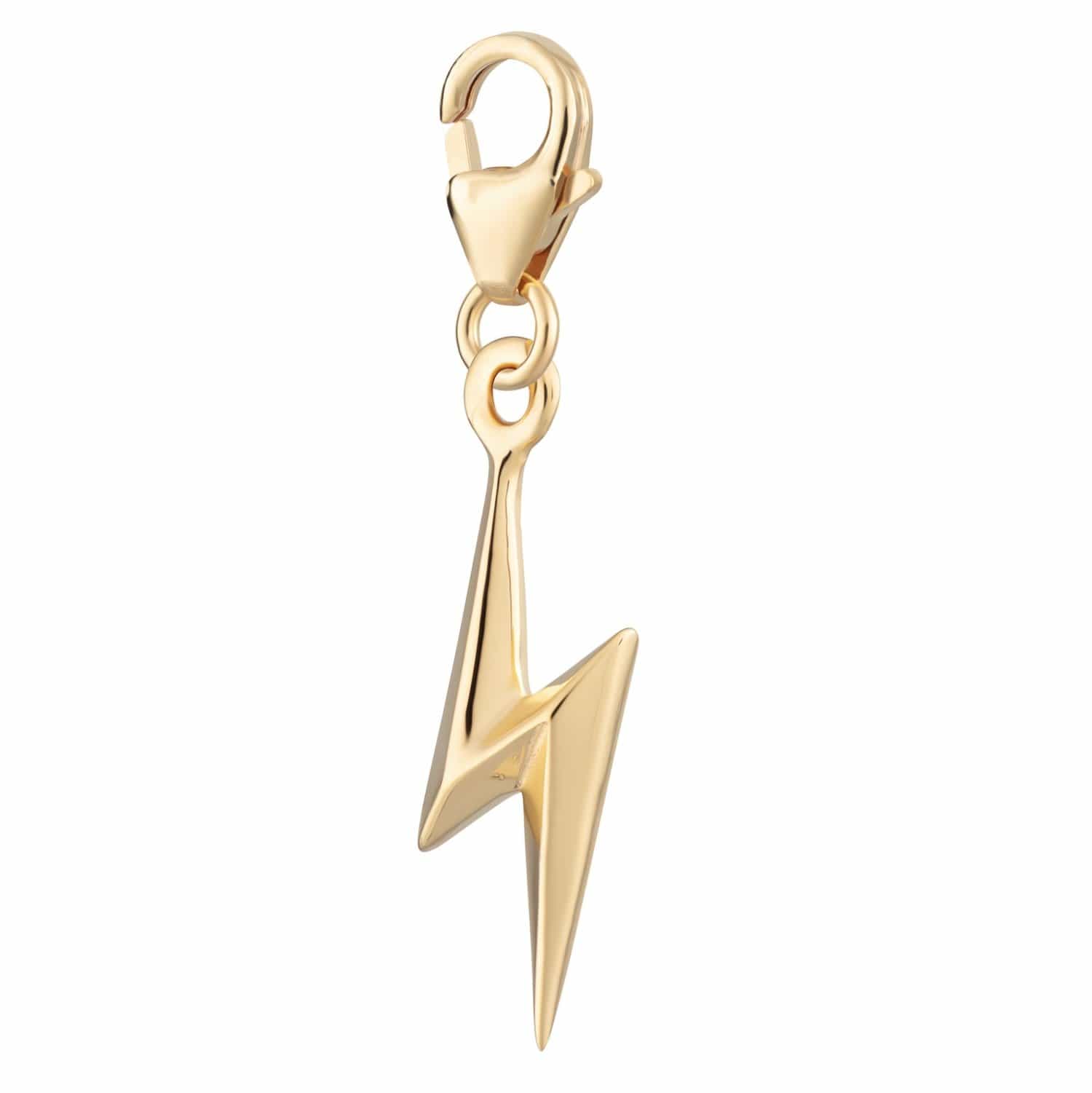 Gold Plated Lightning Bolt Attraction