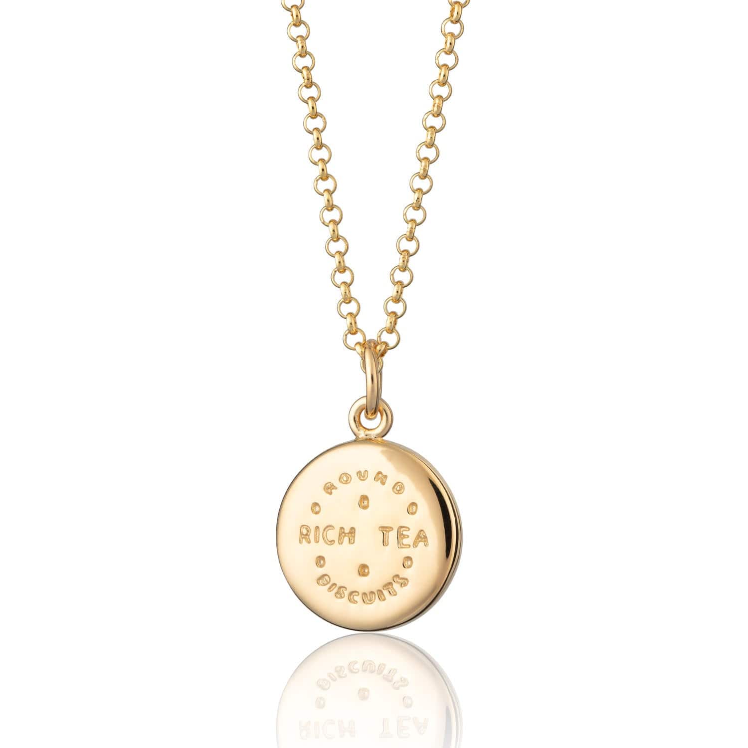 Gold Plated Wealthy Tea Necklace