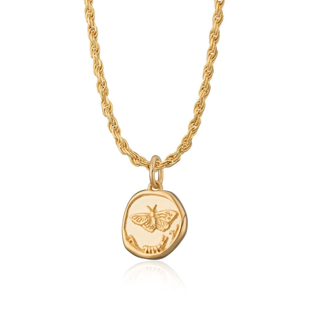 Gold Plated Manifest Exchange Necklace