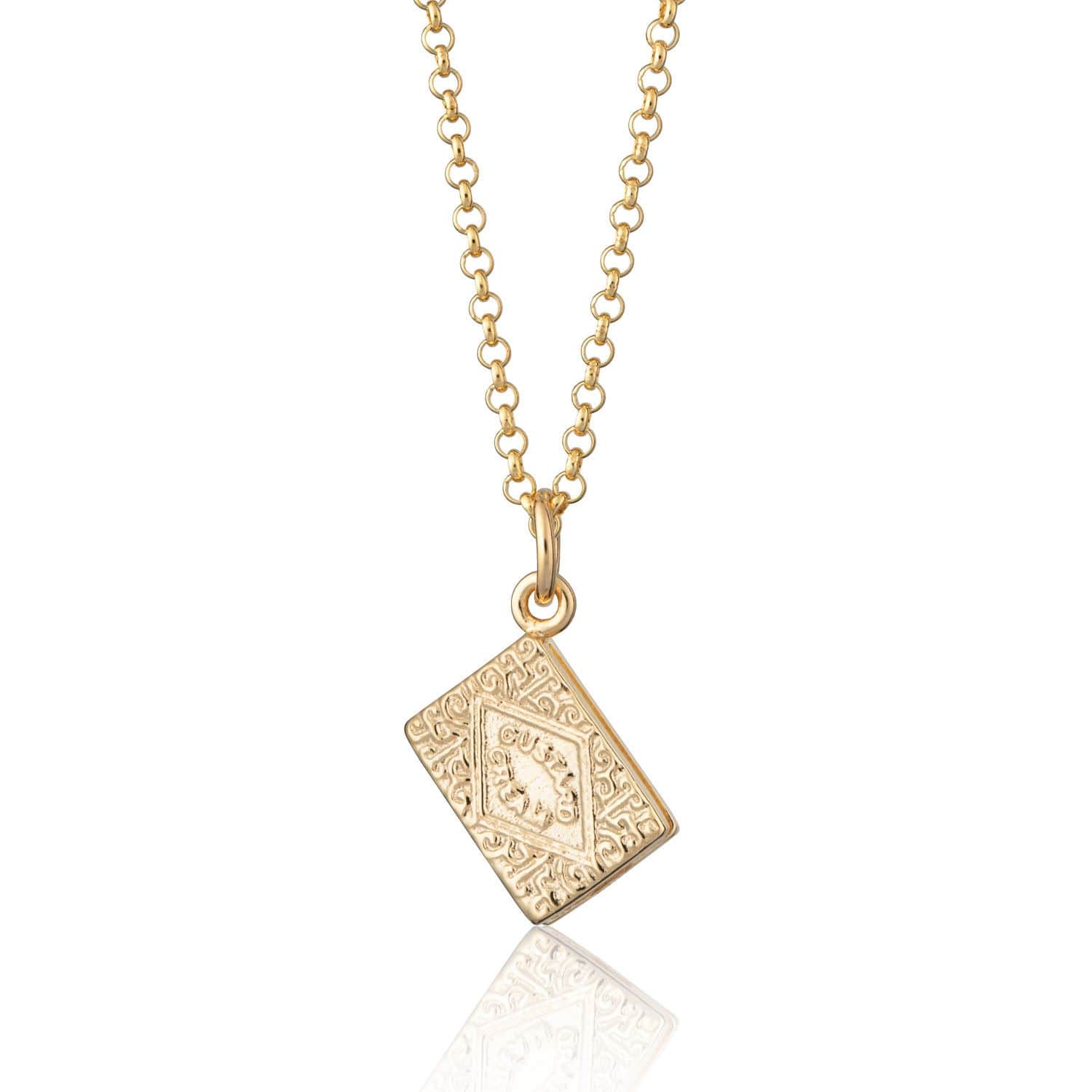 Gold Plated Custard Cream Necklace