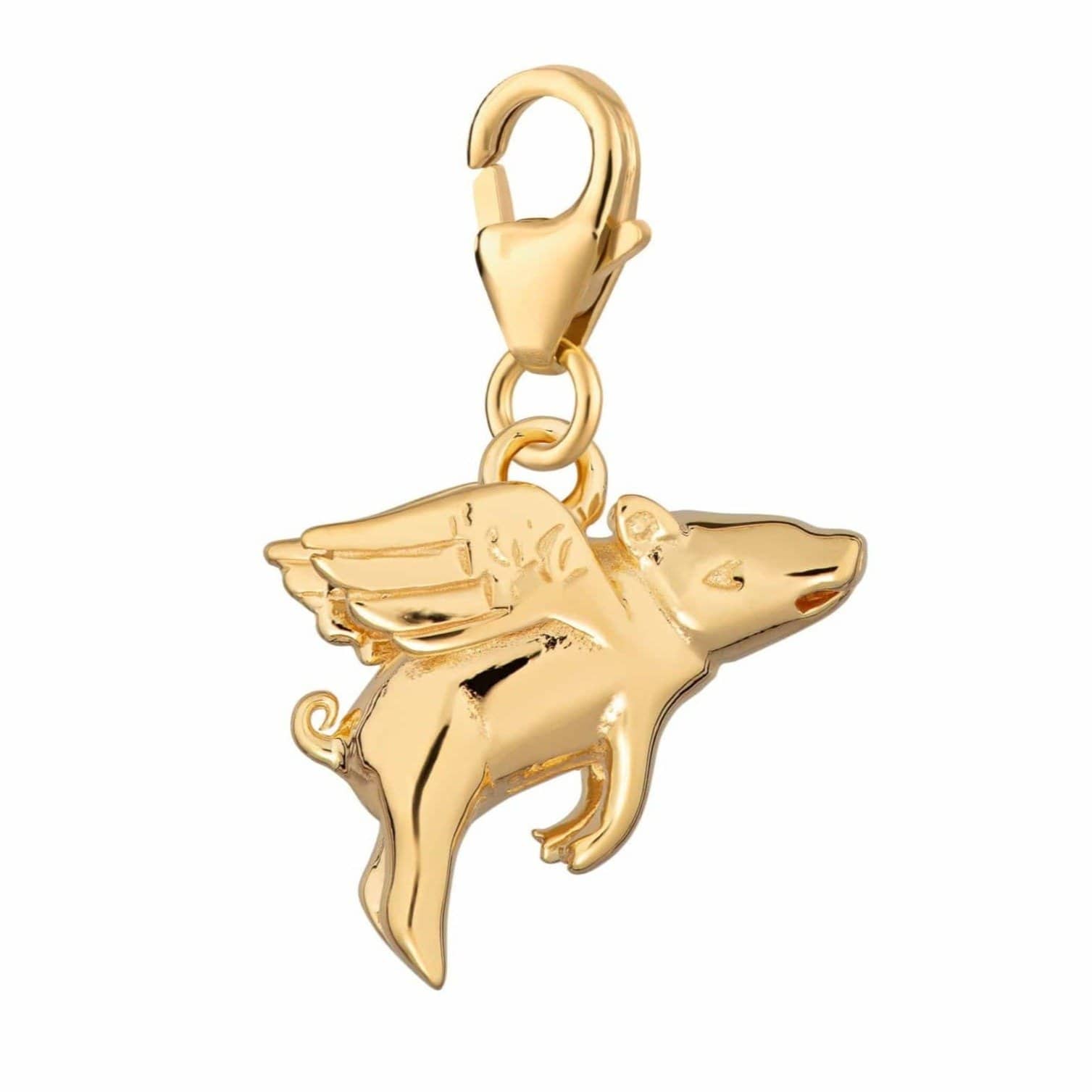 Gold Plated Flying Pig Attraction