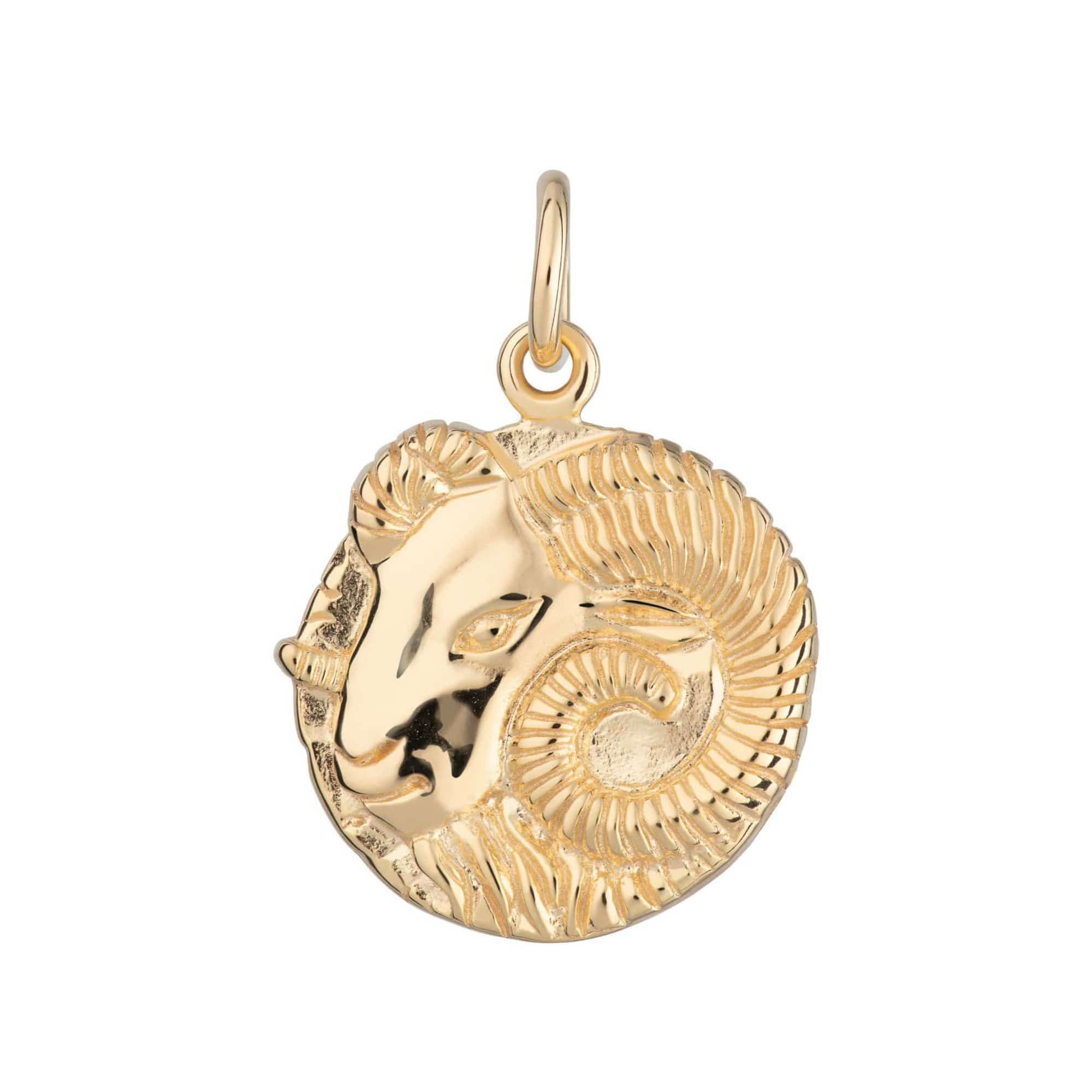 Gold Plated Aries Zodiac Attraction