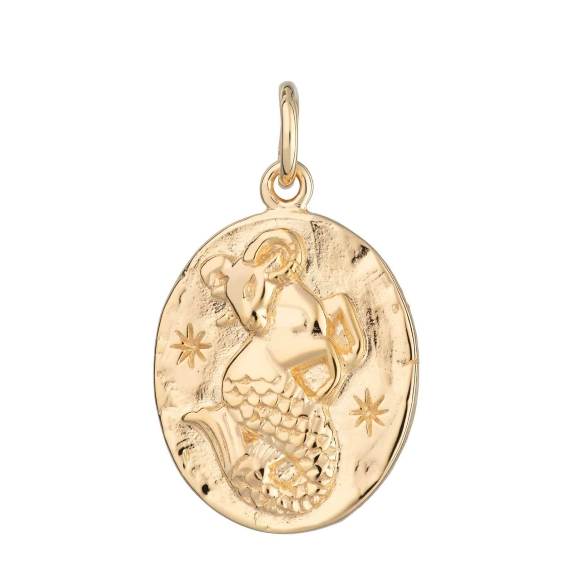 Gold Plated Capricorn Zodiac Attraction