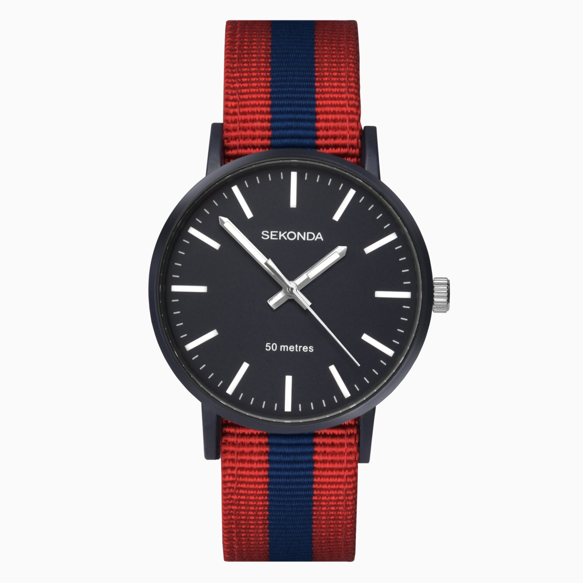 Sekonda Sekonda Minimal Men’s Watch | Blue Case & Nylon Strap with Blue Dial | 1582
