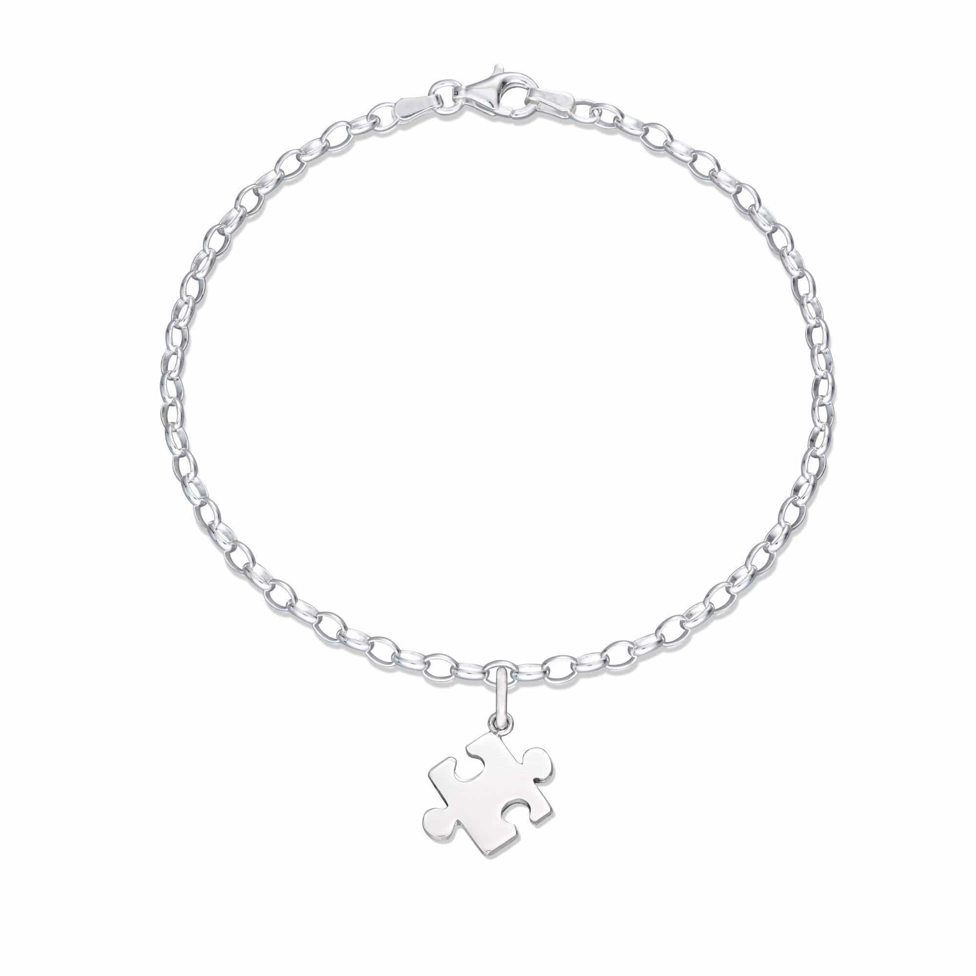 Silver Jigsaw Allure Bracelet