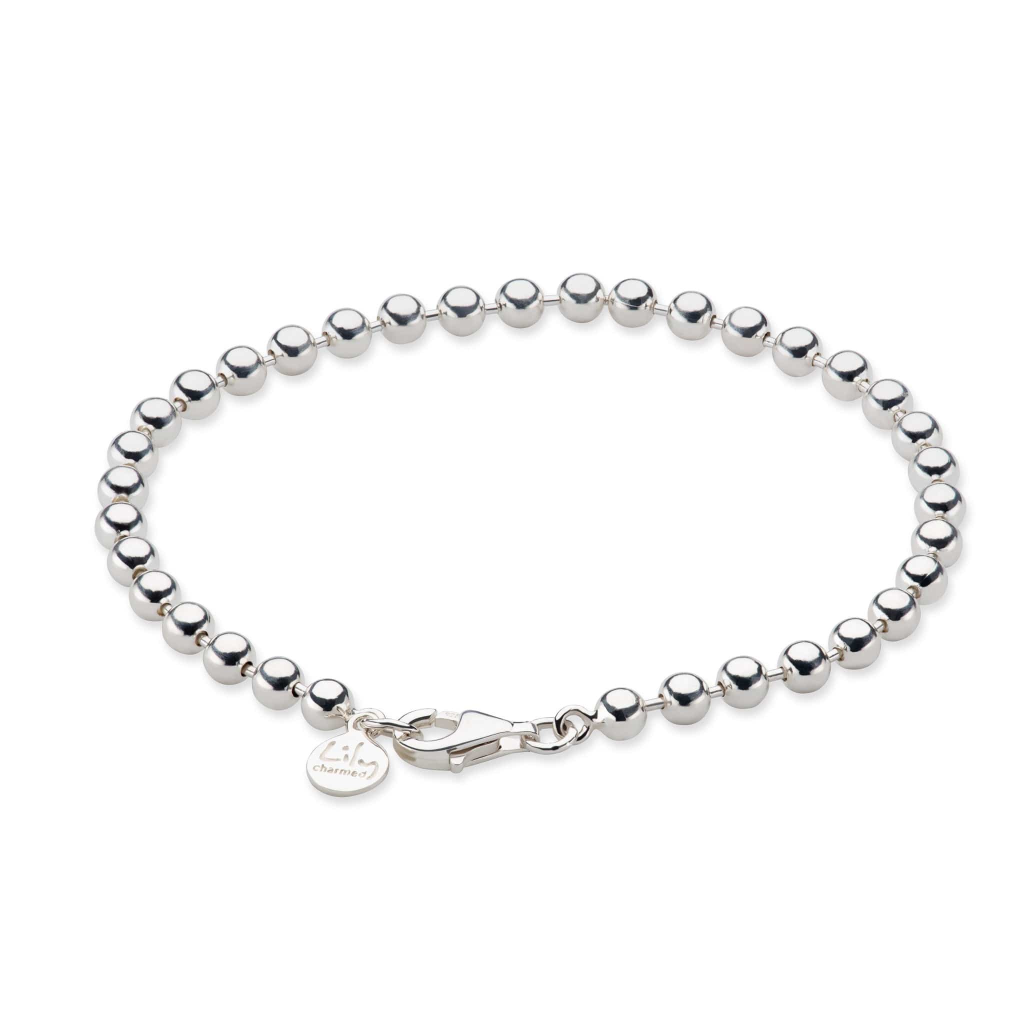 Silver Ball Attraction Bracelet
