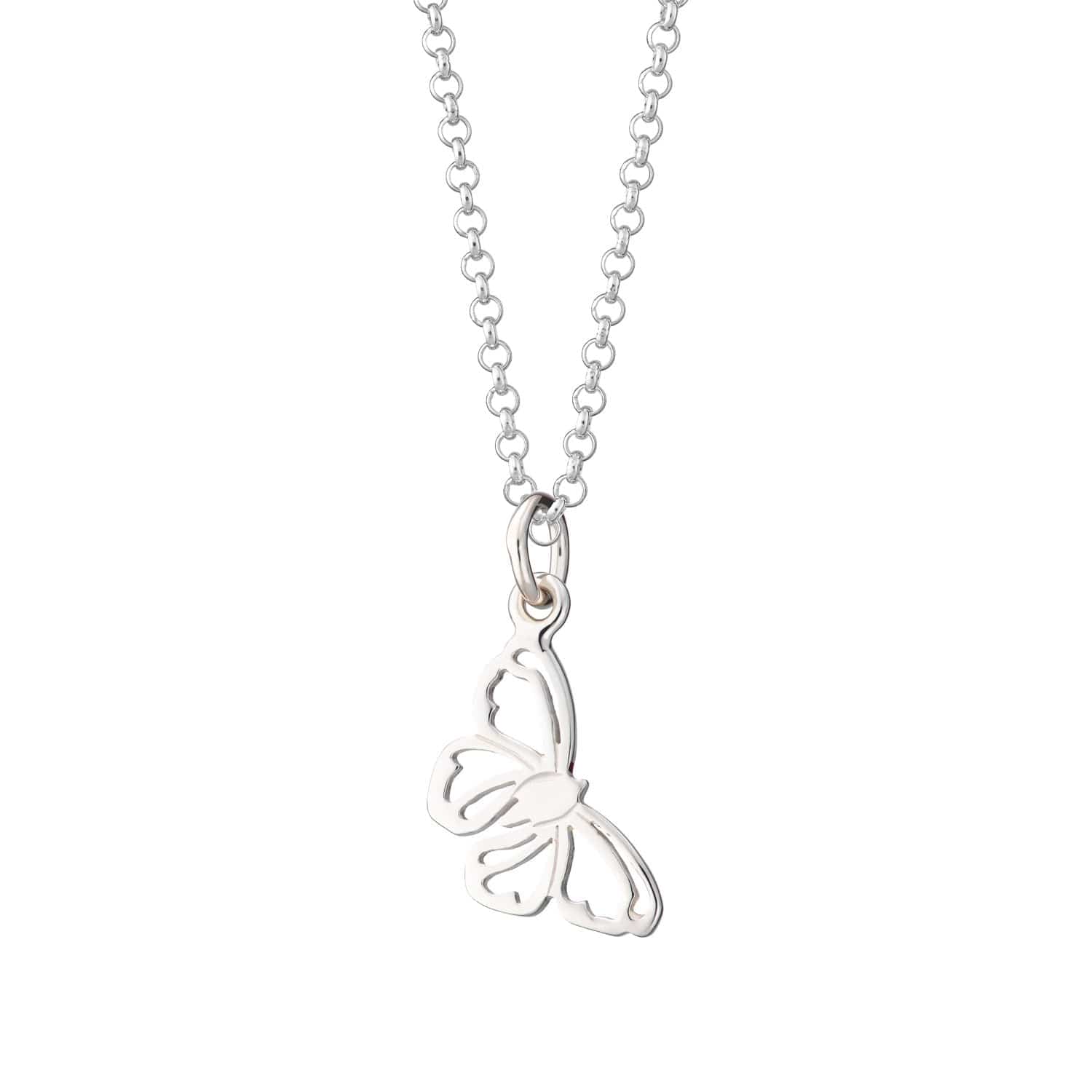 Silver Butterfly Necklace